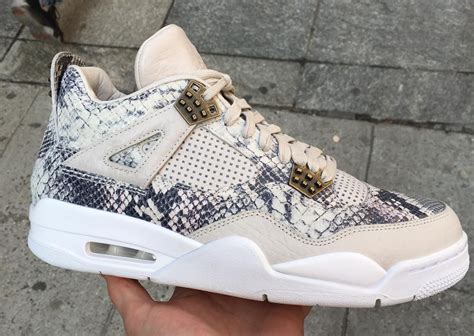 jordan 4 retro snakeskin shoes